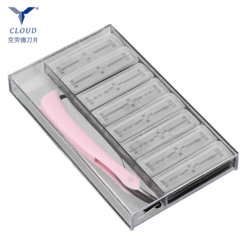 Märkä ja kuiva parranajokone, suora partakonesarja