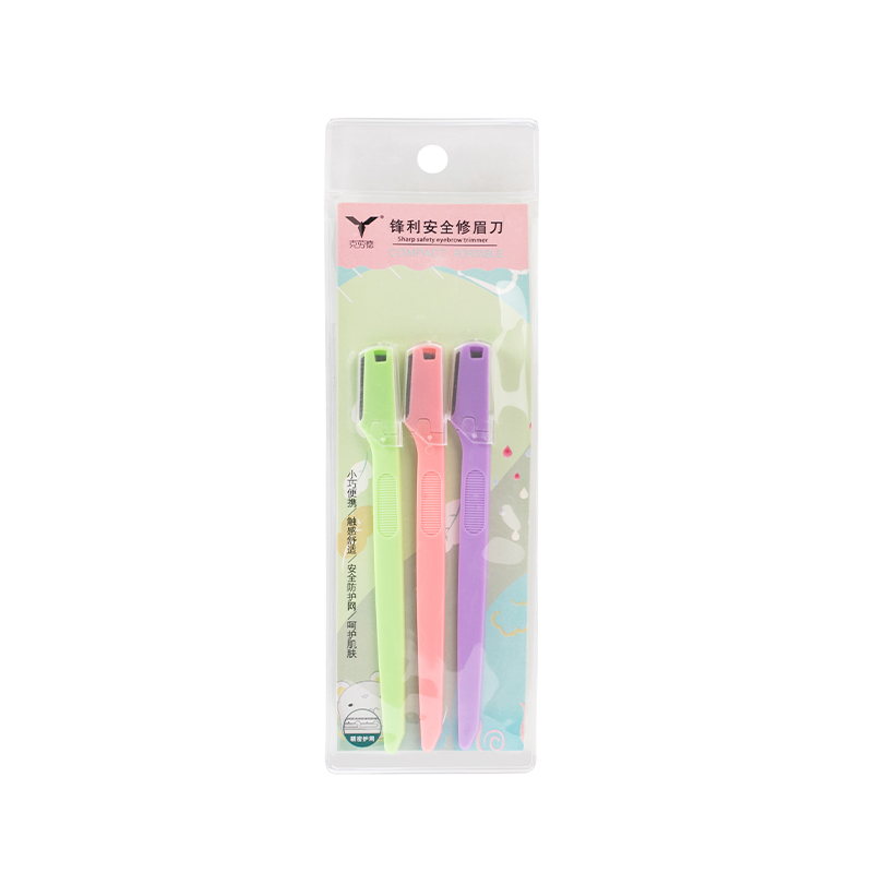 Monikäyttöinen kulmakarvojen muotoileva partaveitsi naisille