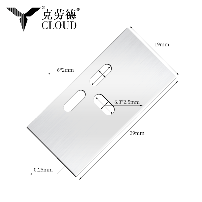 Monikäyttöiset yksireunaiset partakoneen terät