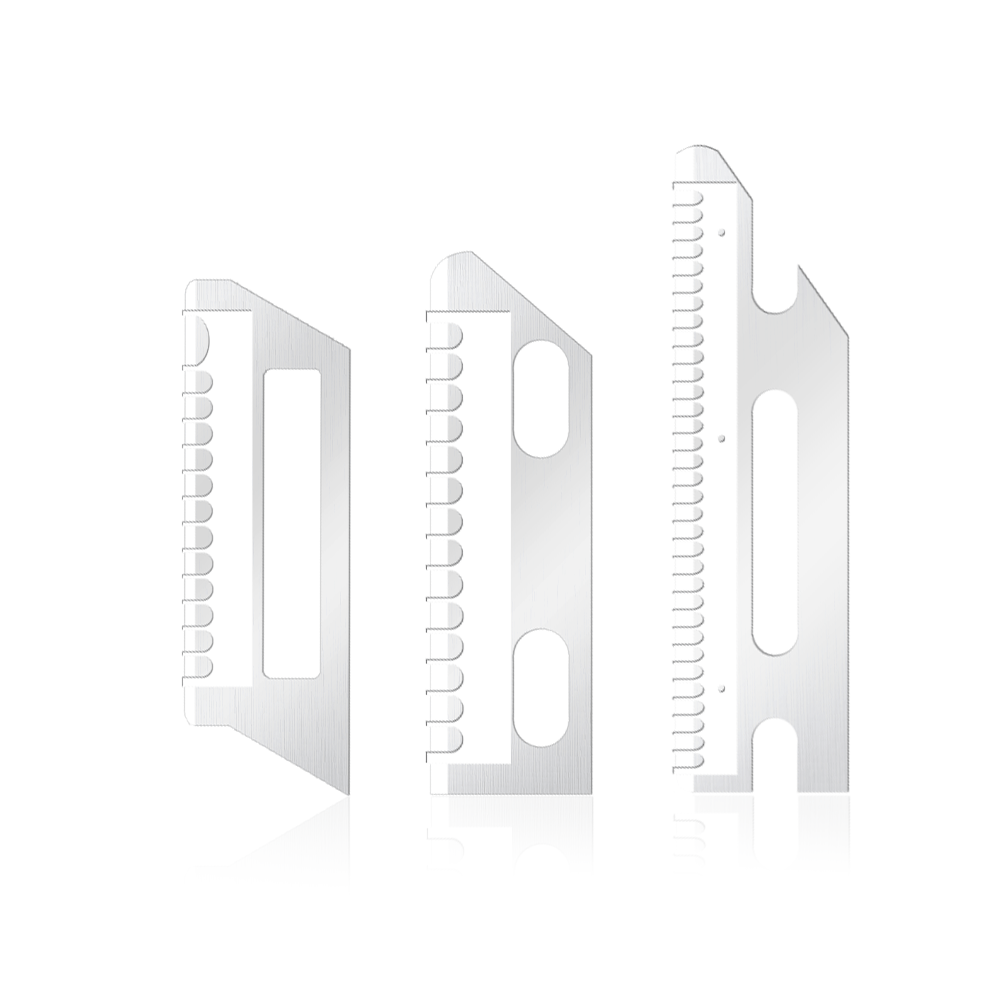 Kannettavat erittäin sileät ruostumattomasta teräksestä valmistetut partakoneen terät