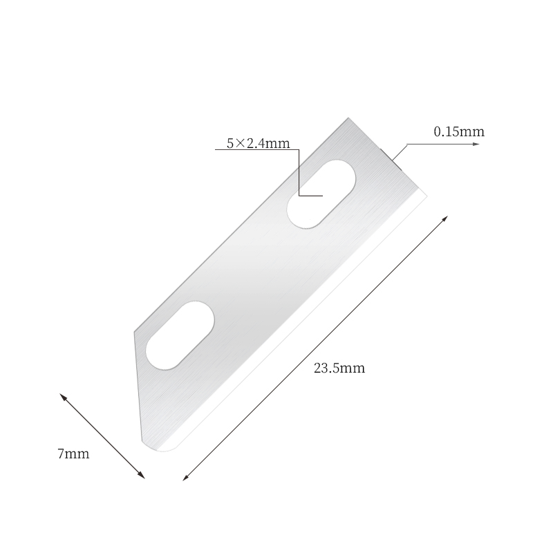 Kannettavat erittäin sileät ruostumattomasta teräksestä valmistetut partakoneen terät