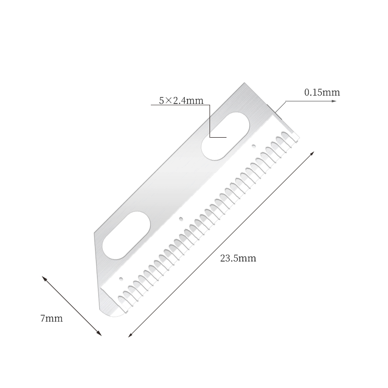 Kannettavat erittäin sileät ruostumattomasta teräksestä valmistetut partakoneen terät