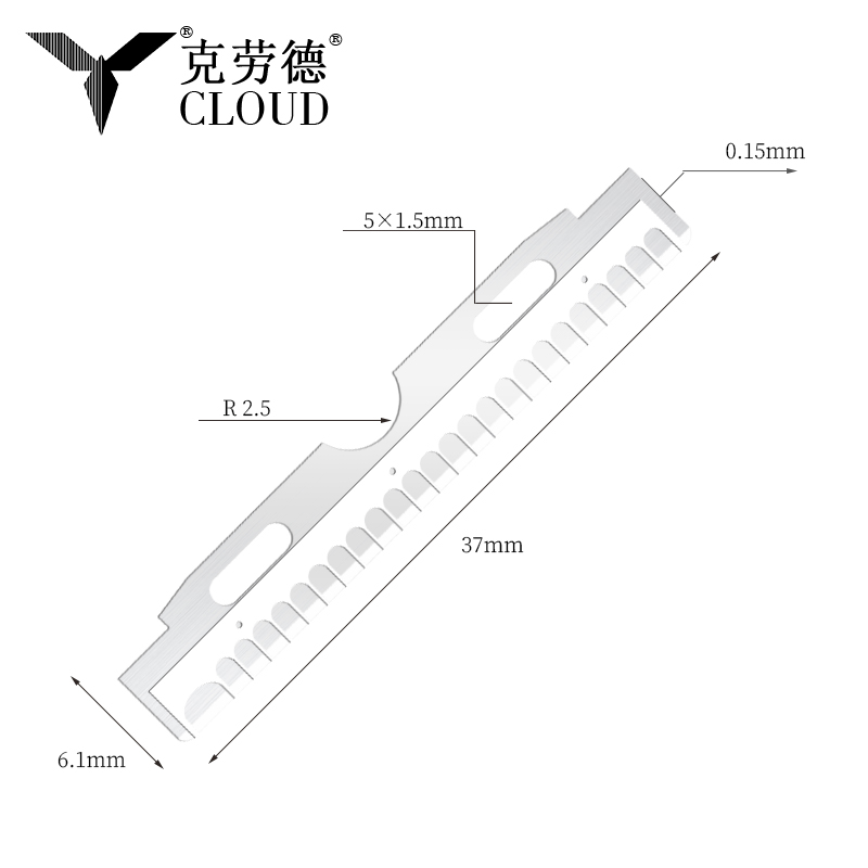 Nanopinnoitetut ruostumattomasta teräksestä tehdyt kasvo- ja kulmakarvojen partakoneen terät