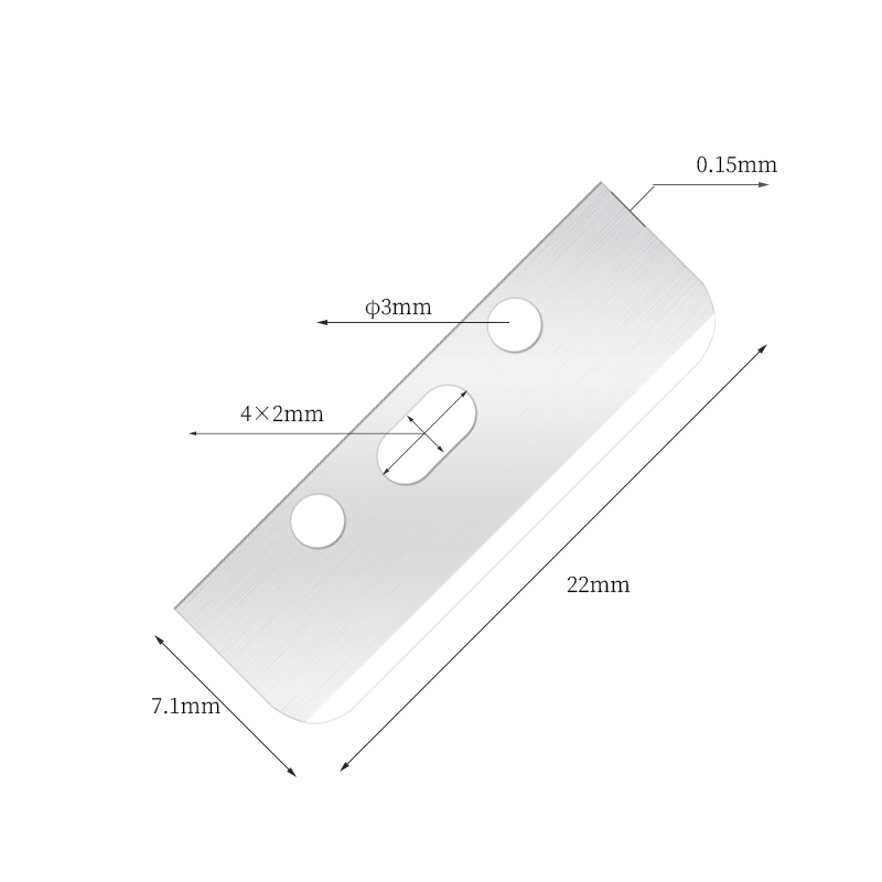 Monitoiminen Silk Smooth Eyebrow Razor Remover terä