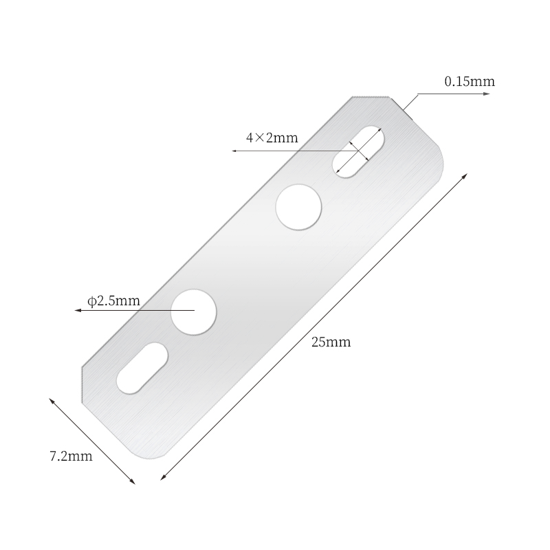 Monitoiminen Silk Smooth Eyebrow Razor Remover terä