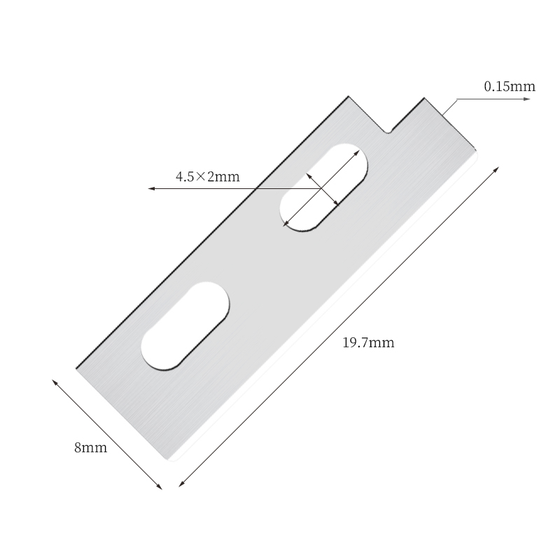 Tarkat terävät ruostumattomasta teräksestä valmistetut kulmakarvojen muotoiluveitset