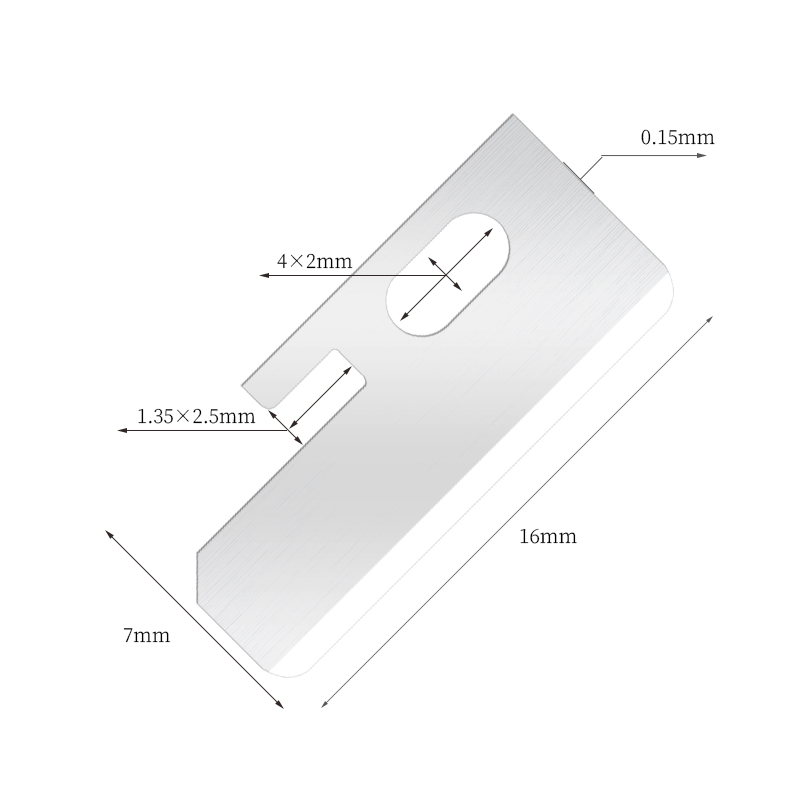 Tarkat terävät ruostumattomasta teräksestä valmistetut kulmakarvojen muotoiluveitset