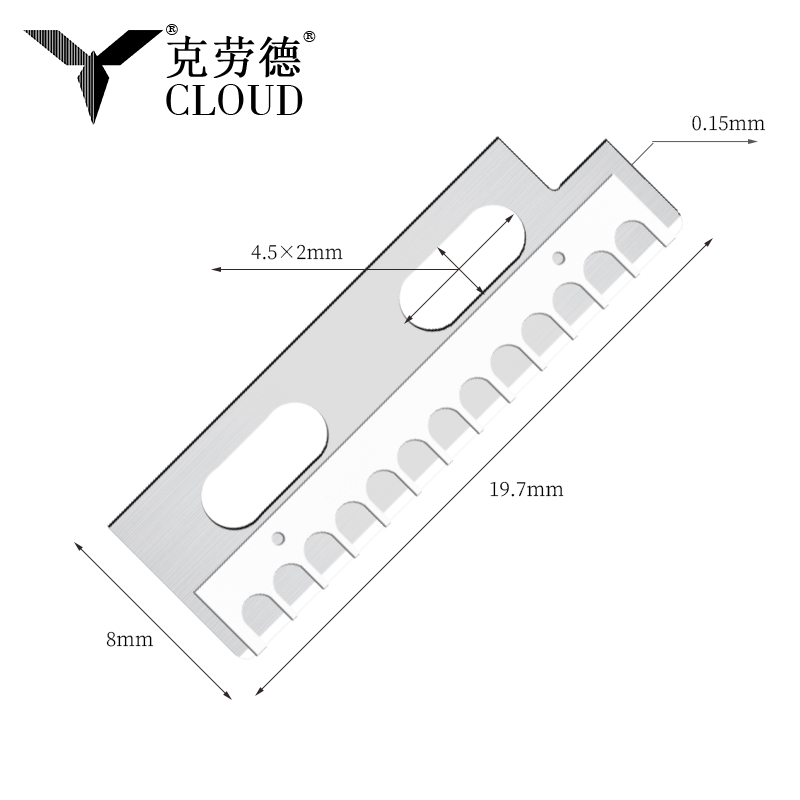 Tarkat terävät ruostumattomasta teräksestä valmistetut kulmakarvojen muotoiluveitset