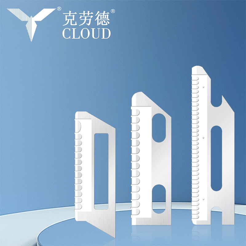 Kannettavat erittäin sileät ruostumattomasta teräksestä valmistetut partakoneen terät